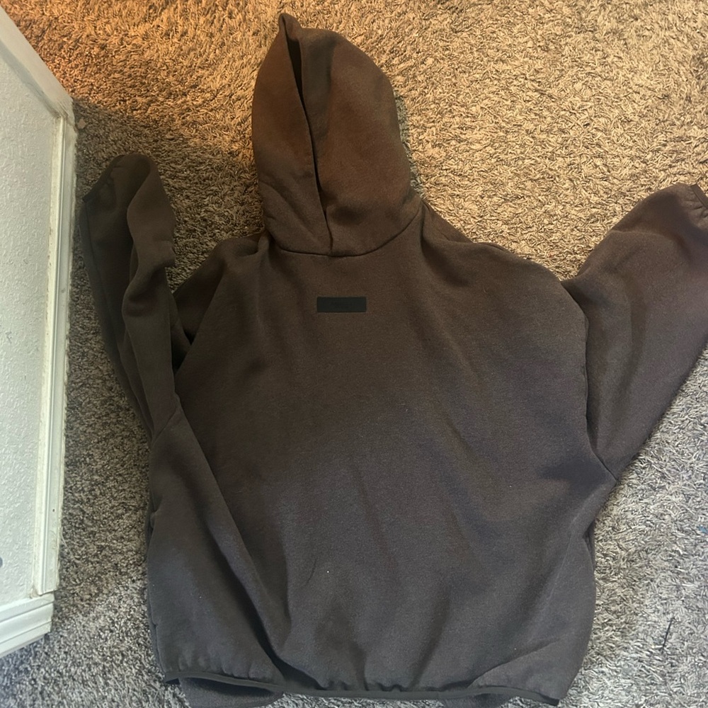 Essentials Fear of God Heather Wood Hoodie XL
